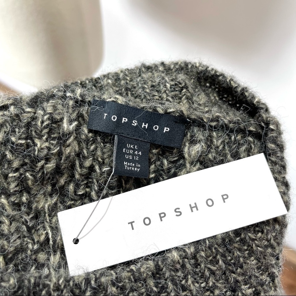 Topshop Ruffle cable knit sweater - Picture 5 of 6